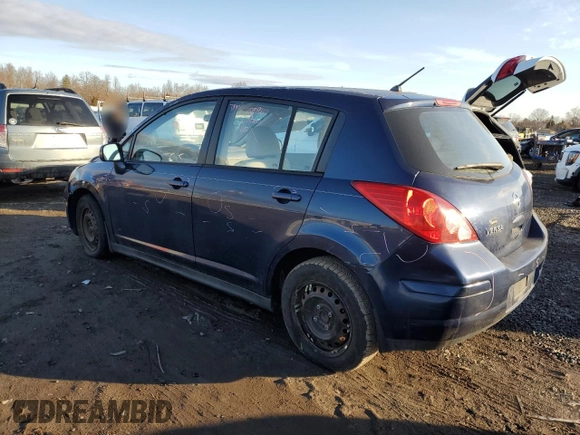 2007 Nissan Versa 1.8 S with VIN 3N1BC13E47L368792, listed as a Copart auction lot 43704395 with 37,572 mi miles and Salvage Title. Bid and sale history available at carsss.com. Image 2.