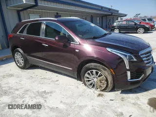 2017 Cadillac XT5 Luxury FWD with VIN 1GYKNBRS0HZ219259, listed as a Copart auction lot 47556415 with 50,946 mi miles and Salvage Title. Bid and sale history available at carsss.com. Image 4.