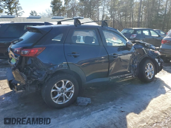 2019 Mazda CX-3 Sport with VIN JM1DKFB7XK1449515, listed as a Copart auction lot 46509455 with 93,699 mi miles and Salvage Title. Bid and sale history available at carsss.com. Image 3.