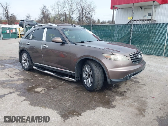 2008 Infiniti FX with VIN JNRAS08U28X101212, listed as a IAAI auction lot 41938410 with 230,121 mi miles and . Bid and sale history available at DreamBid. Image 1.