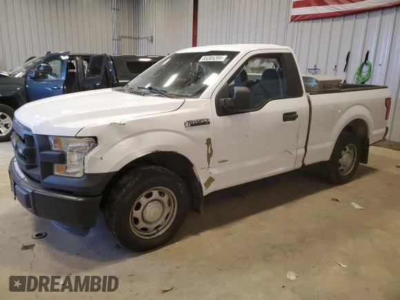 2016 Ford F-150 XL with VIN 1FTMF1CP9GKF77476, listed as a Copart auction lot 85305204 with 89,965 mi miles and Clean Title. Bid and sale history available at carsss.com. Image 1.