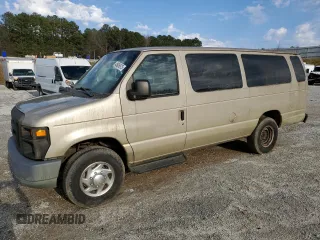 2010 Ford Econoline Passenger XL with VIN 1FBSS3BL9ADA05322, listed as a Copart auction lot 45006675 with 119,647 mi miles and Salvage Title. Bid and sale history available at carsss.com. Image 1.