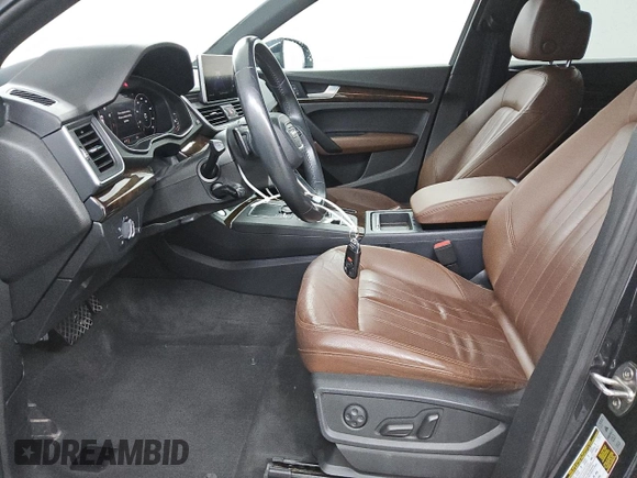 2018 Audi Q5 Premium with VIN WA1ANAFY4J2185999, listed as a Copart auction lot 50827985 with 66,195 mi miles and Clean Title. Bid and sale history available at DreamBid. Image 7.