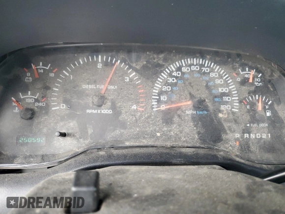2000 Dodge 2500 with VIN 1B7KF236XYJ100955, listed as a Copart auction lot 70304884 with 250,592 mi miles and Salvage title. Bid and sale history available at DreamBid. Image 9.