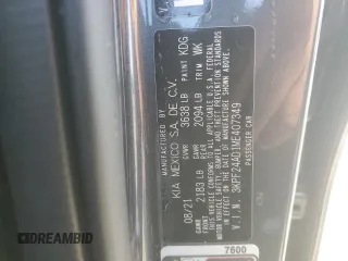 2021 Kia Forte FE with VIN 3KPF24AD1ME407349, listed as a Copart auction lot 47695845 with 31,405 mi miles and Salvage Title. Bid and sale history available at carsss.com. Image 15.