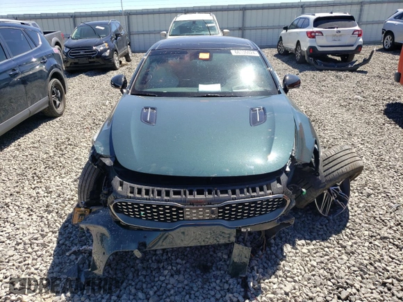 2023 Kia Stinger GT2 with VIN KNAE55LC0P6135476, listed as a Copart auction lot 66336024 with 0 mi miles and Salvage Title. Bid and sale history available at carsss.com. Image 5.