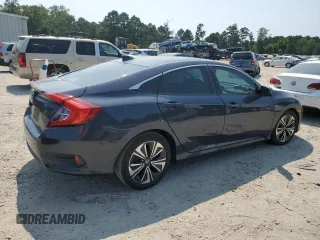 2017 Honda Civic Sedan EX-T with VIN 19XFC1F32HE026353, listed as a Copart auction lot 67350684 with 0 mi miles and Salvage Title. Bid and sale history available at carsss.com. Image 3.