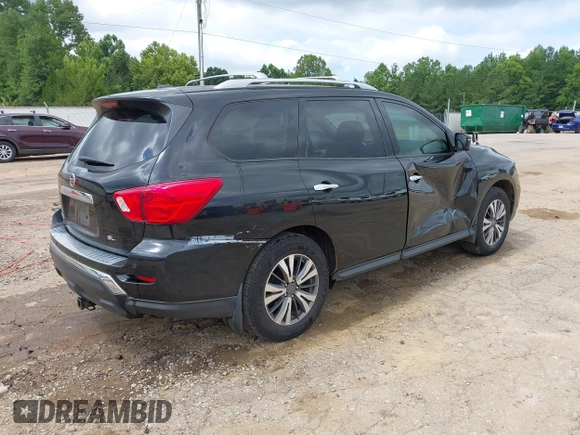 2017 Nissan Pathfinder SV with VIN 5N1DR2MN7HC910579, listed as a IAAI auction lot 42612170 with 153,288 mi miles and . Bid and sale history available at DreamBid. Image 4.