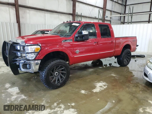 2011 Ford F-350 XL with VIN 1FT8W3BTXBEA55152, listed as a Copart auction lot 41588125 with 131,628 mi miles and Salvage title. Bid and sale history available at DreamBid. Image 1.