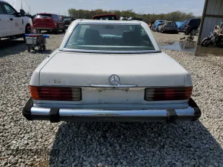 1984 Mercedes-Benz 380 SL with VIN WDBBA45A6EA014516, listed as a Copart auction lot 51345915 with 96,988 mi miles and Clean Title. Bid and sale history available at carsss.com. Image 6.