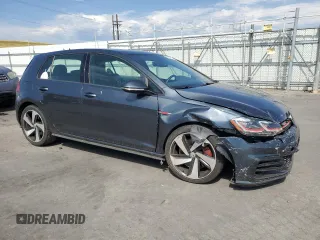 2019 Volkswagen Golf GTI S with VIN 3VW6T7AU2KM022686, listed as a Copart auction lot 63297634 with 25,586 mi miles and Salvage Title. Bid and sale history available at carsss.com. Image 4.