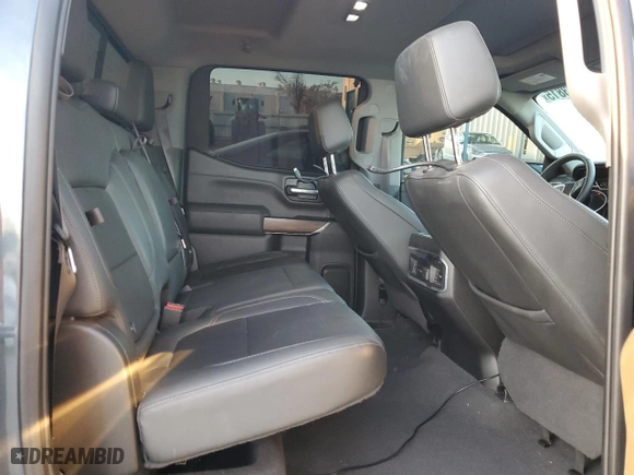 2022 GMC Sierra 1500 Limited SLT with VIN 1GTU9DET3NZ209690, listed as a Copart auction lot 88493815 with 38,125 mi miles and Salvage Title. Bid and sale history available at carsss.com. Image 10.