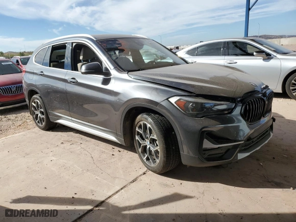 2020 BMW X1 xDrive28i with VIN WBXJG9C07L5P15870, listed as a Copart auction lot 44561265 with 58,819 mi miles and Salvage Title. Bid and sale history available at carsss.com. Image 4.