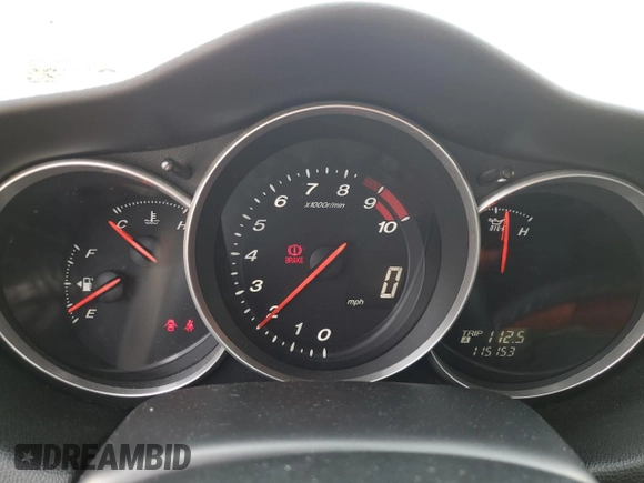 2005 Mazda RX-8 with VIN JM1FE173450156633, listed as a Copart auction lot 47253255 with 115,153 mi miles and Salvage Title. Bid and sale history available at carsss.com. Image 9.