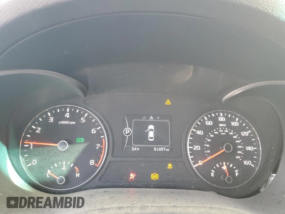 2017 Kia Optima LX with VIN KNAGT4L32H5156202, listed as a Copart auction lot 49745025 with 91,497 mi miles and Salvage Title. Bid and sale history available at carsss.com. Image 9.