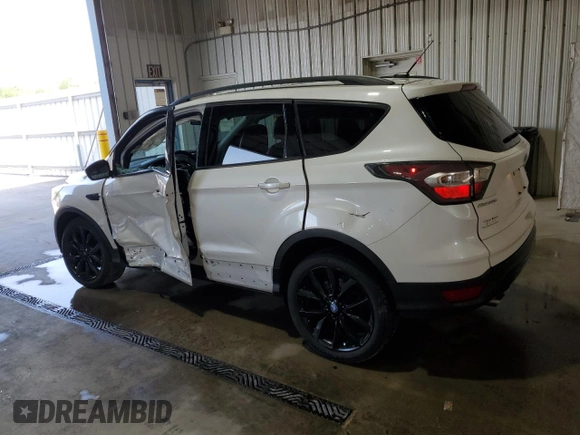 2017 Ford Escape SE with VIN 1FMCU9GD8HUA02240, listed as a Copart auction lot 55027345 with 75,468 mi miles and Salvage Title. Bid and sale history available at DreamBid. Image 2.