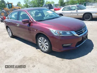 2014 Honda Accord EX-L with VIN 1HGCR2F86EA036175, listed as a IAAI auction lot 42146831 with 105,031 mi miles and . Bid and sale history available at carsss.com. Image 1.