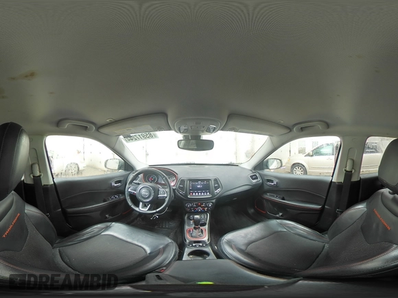 2018 Jeep Compass Trailhawk with VIN 3C4NJDDBXJT255622, listed as a Copart auction lot 85917244 with 73,388 mi miles and Clean Title. Bid and sale history available at carsss.com. Image 16.
