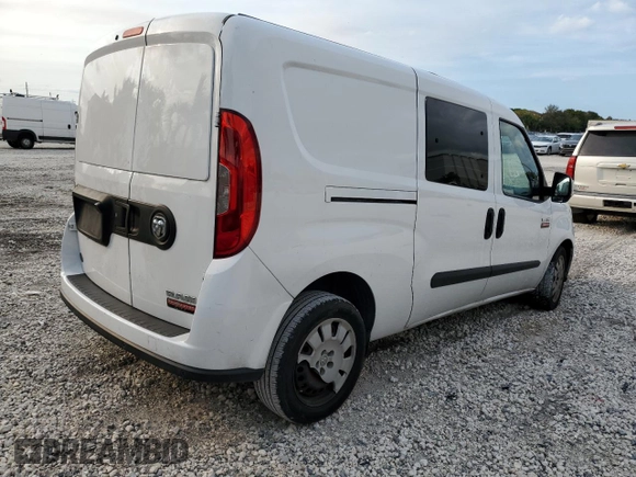 2017 Ram ProMaster City Cargo Van Tradesman SLT with VIN ZFBERFBB2H6E55153, listed as a Copart auction lot 46472395 with 179,975 mi miles and Clean Title. Bid and sale history available at carsss.com. Image 3.