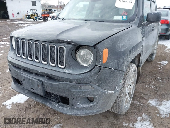 2016 Jeep Renegade Latitude with VIN ZACCJBBTXGPC51013, listed as a IAAI auction lot 41708394 with 150,512 mi miles. Bid and sale history available at carsss.com. Image 18.