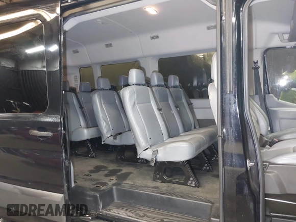 2019 Ford Transit Passenger XL with VIN 1FBAX2CM7KKA64803, listed as a IAAI auction lot 42220187 with 93,853 mi miles and . Bid and sale history available at DreamBid. Image 8.