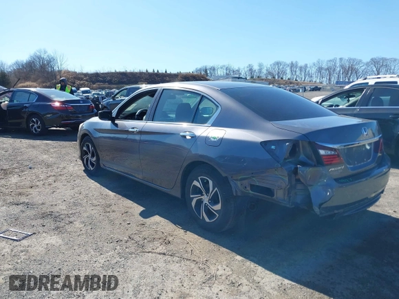 2016 Honda Accord LX with VIN 1HGCR2F38GA011981, listed as a IAAI auction lot 41863197 with 95,411 mi miles and . Bid and sale history available at DreamBid. Image 3.