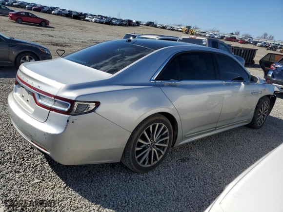 2017 Lincoln Continental Select with VIN 1LN6L9SK8H5617676, listed as a Copart auction lot 47996585 with 209,024 mi miles and Salvage Title. Bid and sale history available at carsss.com. Image 3.