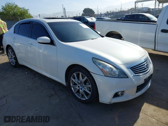 2013 Infiniti G37 Journey with VIN JN1CV6AP2DM712184, listed as a IAAI auction lot 42314475 with Not provided miles and . Bid and sale history available at DreamBid. Image 1.