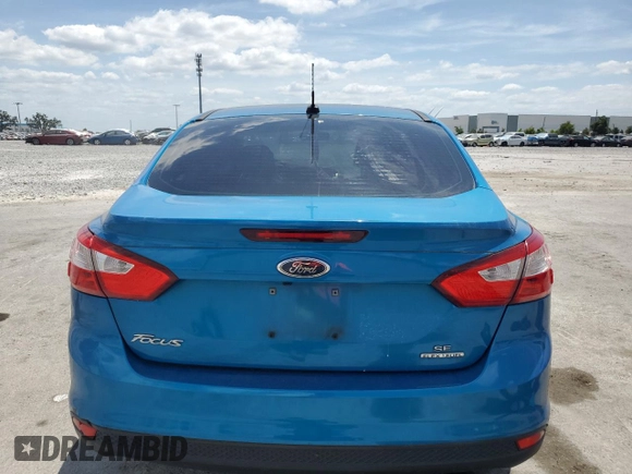 2013 Ford Focus SE with VIN 1FADP3F2XDL221364, listed as a Copart auction lot 55350175 with 119,258 mi miles and Salvage Title. Bid and sale history available at carsss.com. Image 6.