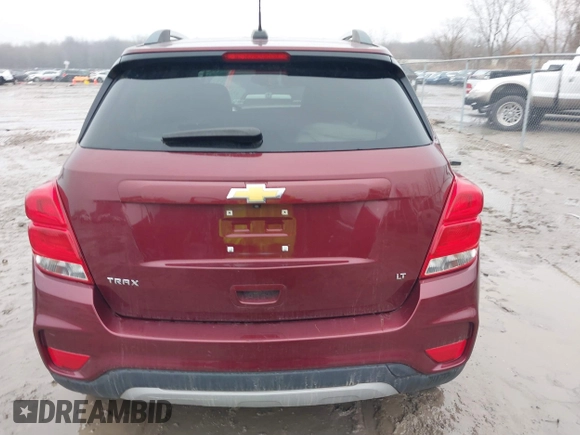 2017 Chevrolet Trax LT with VIN 3GNCJLSB8HL233107, listed as a IAAI auction lot 41178627 with 80,999 mi miles and . Bid and sale history available at carsss.com. Image 16.
