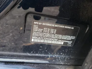 2017 BMW 5 Series 530i xDrive with VIN WBAJA7C33HG904294, listed as a Copart auction lot 81557244 with Not Provided miles and Salvage Title. Bid and sale history available at carsss.com. Image 13.