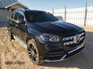 2020 Mercedes-Benz GLS with VIN 4JGFF8GE2LA167222, listed as a Copart auction lot 60885182 with 40,220 mi miles. Bid and sale history available at carsss.com. Image 1.