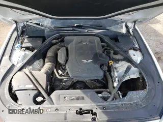 2017 Genesis G80 3.8L with VIN KMHGN4JEXHU176071, listed as a Copart auction lot 71457984 with 97,256 mi miles and Salvage Title. Bid and sale history available at carsss.com. Image 13.