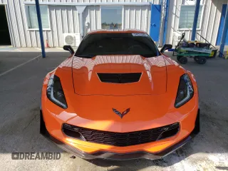 2019 Chevrolet Corvette Z06 1LZ with VIN 1G1YN2D64K5601652, listed as a Copart auction lot 54251995 with 35,154 mi miles and Clean Title. Bid and sale history available at carsss.com. Image 5.