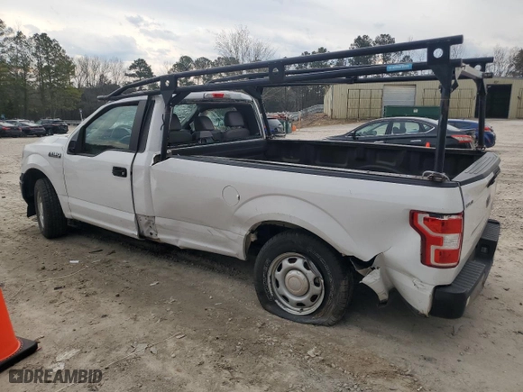 2019 Ford F-150 XL with VIN 1FTMF1CB7KKD21883, listed as a Copart auction lot 46218245 with 128,411 mi miles and Salvage Title. Bid and sale history available at carsss.com. Image 2.