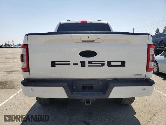 2022 Ford F-150 XL with VIN 1FTFW1E85NFA47493, listed as a Copart auction lot 56224385 with 51,614 mi miles and Clean Title. Bid and sale history available at DreamBid. Image 6.