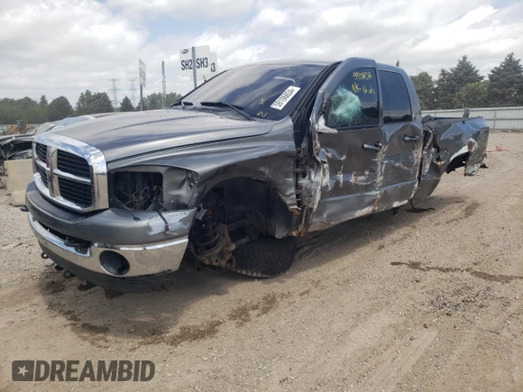 2006 Dodge Ram 2500 SLT with VIN 1D7KS28C66J144870, listed as a Copart auction lot 59106834 with 0 mi miles and Non Repairable. Bid and sale history available at carsss.com. Image 1.