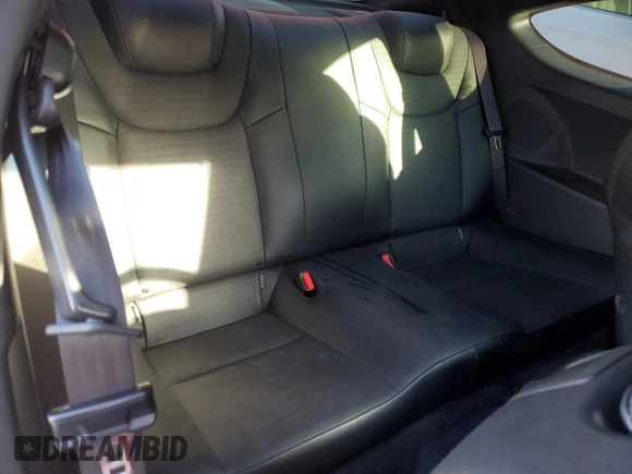 2013 Hyundai Genesis Coupe R-Spec with VIN KMHHU6KJ0DU091913, listed as a Copart auction lot 44828205 with 112,542 mi miles and Salvage title. Bid and sale history available at DreamBid. Image 10.