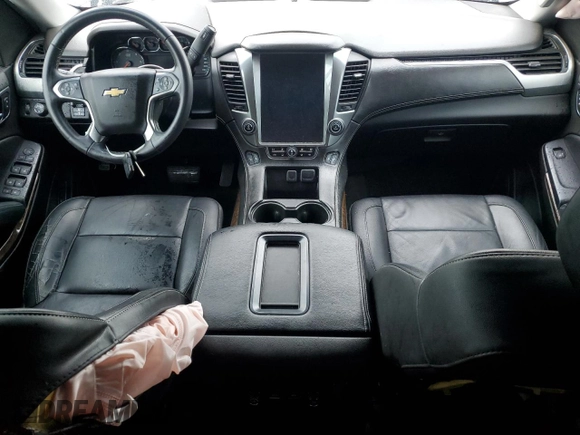 2015 Chevrolet Tahoe LT with VIN 1GNSCBKC7FR626224, listed as a Copart auction lot 54739825 with 148,030 mi miles and Salvage title. Bid and sale history available at DreamBid. Image 8.