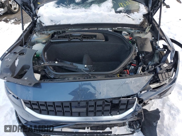 2022 Polestar 2 with VIN LPSED3KA3NL055736, listed as a Copart auction lot 87258074 with 37,515 mi miles and Salvage Title. Bid and sale history available at carsss.com. Image 13.