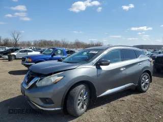 2015 Nissan Murano SV with VIN 5N1AZ2MH1FN233429, listed as a Copart auction lot 50304795 with 103,429 mi miles and Salvage Title. Bid and sale history available at carsss.com. Image 1.