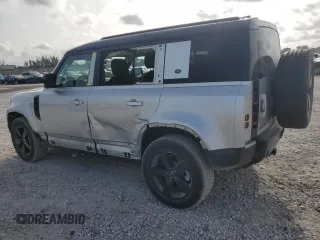 2020 Land Rover Defender HSE z VIN SALE1EEU2L2004757, wystawiony jako Copart lot #59279455 z przebiegiem 50 081 mil mil oraz Szkoda całkowita • Salvage title. Historia ofert i sprzedaży dostępna na DreamBid. Obrazek 2.