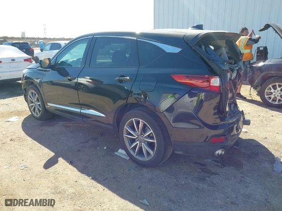 2021 Acura RDX w/Technology Package with VIN 5J8TC1H50ML014819, listed as a IAAI auction lot 41684916 with 46,720 mi miles. Bid and sale history available at carsss.com. Image 3.