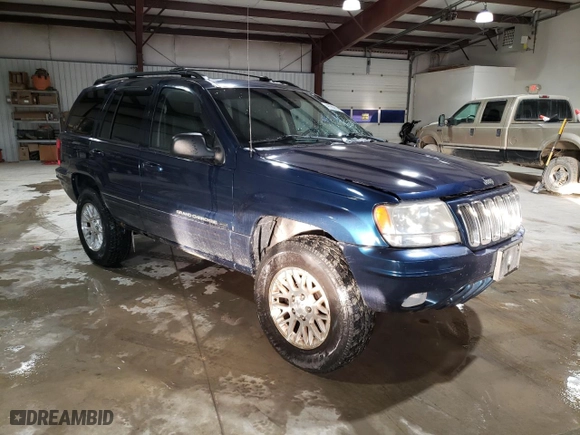 2002 Jeep Grand Cherokee Limited with VIN 1J4GW58N02C322501, listed as a Copart auction lot 41982595 with 175,625 mi miles and Salvage Title. Bid and sale history available at carsss.com. Image 4.