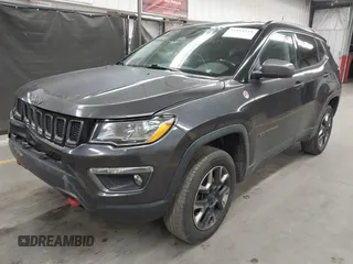 2018 Jeep Compass Trailhawk with VIN 3C4NJDDB5JT451600, listed as a IAAI auction lot 41893541 with 155,528 mi miles and . Bid and sale history available at DreamBid. Image 17.