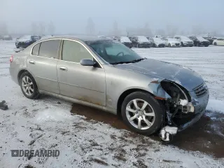 2006 Infiniti G35 z VIN JNKCV51F06M613752, wystawiony jako Copart lot #49462945 z przebiegiem 255 599 mil mil oraz Szkoda całkowita • Salvage title. Historia ofert i sprzedaży dostępna na DreamBid. Obrazek 4.