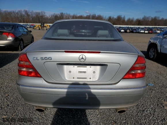 2001 Mercedes-Benz CL-Class with VIN WDBPJ75J91A018531, listed as a Copart auction lot 83303954 with 23,660 mi miles and Salvage Title. Bid and sale history available at carsss.com. Image 6.