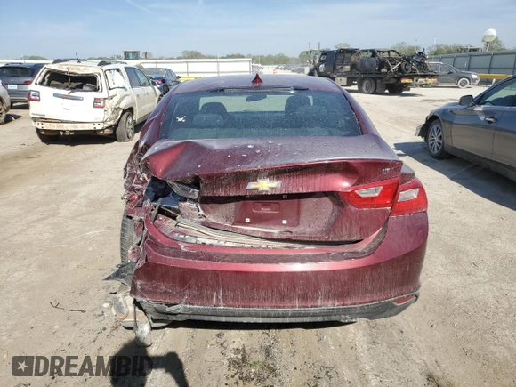 2016 Chevrolet Malibu LT with VIN 1G1ZE5STXGF328863, listed as a Copart auction lot 53656585 with 107,320 mi miles and Salvage Title. Bid and sale history available at DreamBid. Image 6.