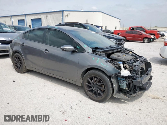 2016 Kia Forte LX with VIN KNAFX4A66G5502084, listed as a Copart auction lot 51177825 with 118,086 mi miles and Salvage Title. Bid and sale history available at carsss.com. Image 4.