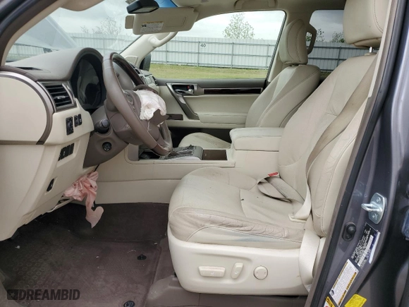 2015 Lexus GX 460 with VIN JTJBM7FX0F5100408, listed as a Copart auction lot 49722845 with 0 mi miles and Salvage Title. Bid and sale history available at carsss.com. Image 7.